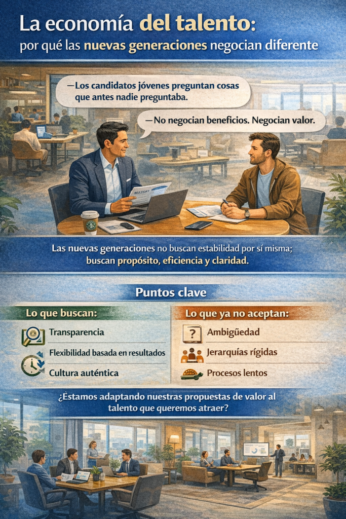 El talento moderno busca valor real.