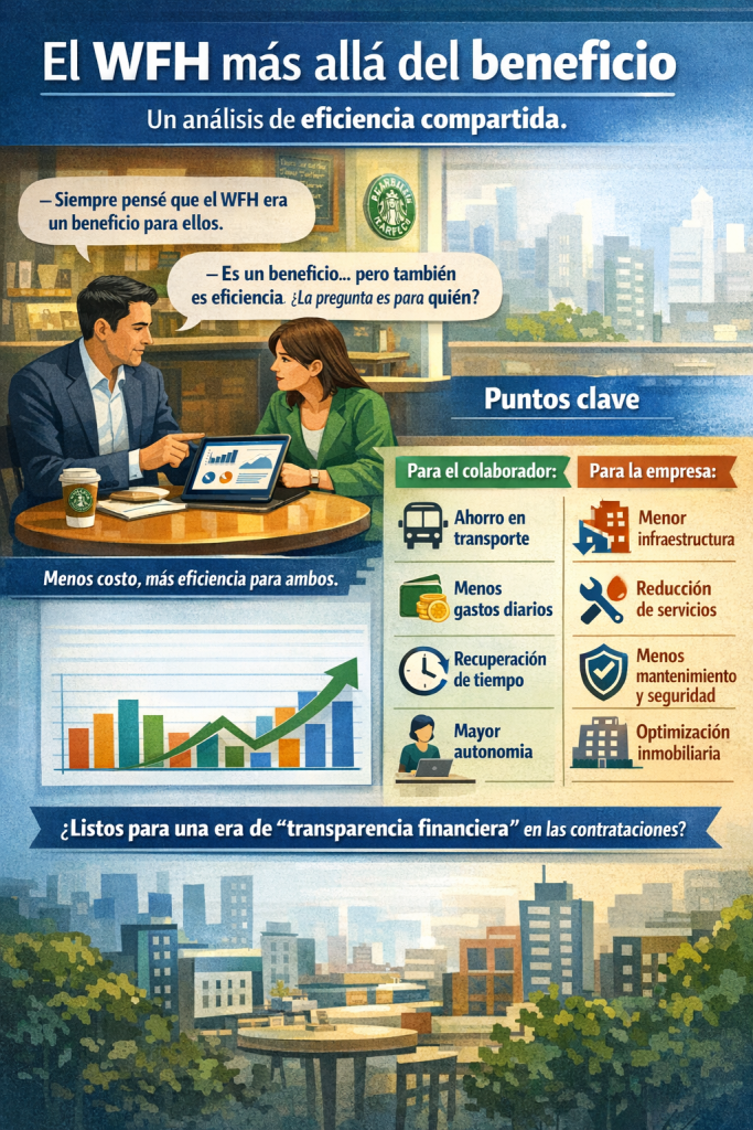 Conversaciones reales sobre eficiencia compartida.