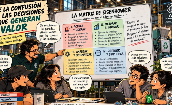 LA MATRIZ DE EISENHOWER: Cuando lo urgente se convierte en el negocio de administrar&nbsp;problemas.
