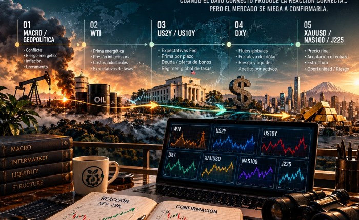 Cuando el dato correcto produce la reacción correcta… pero el mercado se niega a confirmarla.